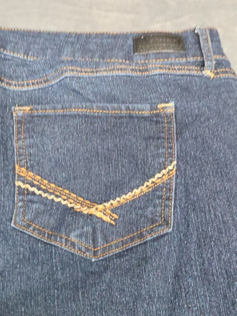 Natural Reflections Women's Dark Indigo Flare Jeans 18W - Picture 9 of 9